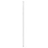 Funchal White 1800mm x 360mm Single Panel Radiator Side on View