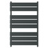 Athens Anthracite Flat Panel Heated Towel Rail Front View