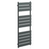 Athens Anthracite Flat Panel Electric Heated Towel Rail Left Hand Side View
