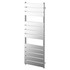 Athens Chrome Flat Panel Heated Towel Rail Right Hand Side View
