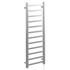 Breda Chrome Square Bar Electric Heated Ladder Rail Left Hand Side View