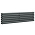 Bruges Latitude Anthracite Double Panel Radiator Left Hand Side View
