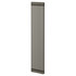 Copenhagen Vertical Raw Metal Double Column Radiator Right Hand Side View