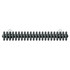 Copenhagen Horizontal Anthracite Quadruple Column Radiator Top Down View