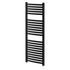 Cologne Matt Black Curved Electric Heated Towel Rail Right Hand Side View