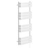Dakar White Curved Electric Heated Towel Rail Left Hand Side View