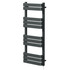 Dakar Anthracite Curved Electric Heated Towel Rail Right Hand Side View