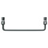 Dakar Anthracite Curved Electric Heated Towel Rail Top Down View