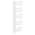 Helsinki White Straight Electric Heated Towel Rail Left Hand Side View