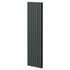 Hannover Vertical Anthracite Double Panel Radiator Right Hand Side View