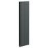 Hannover Vertical Anthracite Double Panel Radiator Left Hand Side View