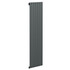 Hannover Vertical Anthracite Single Panel Radiator Left Hand Side View