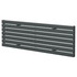 Hannover Latitude Anthracite Single Panel Radiator Right Hand Side View