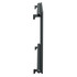 Hannover Horizontal Anthracite Single Panel Radiator Side on View