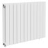 Hannover Horizontal White Double Panel Radiator Left Hand Side View