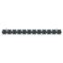 Hannover Horizontal Anthracite Double Panel Radiator Top Down View