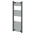 Malmo Anthracite Round Bar Electric Heated Towel Rail Right Hand Side View