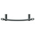 Malmo Anthracite Round Bar Electric Heated Towel Rail Top Down View