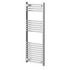 Malmo Chrome Round Bar Electric Heated Towel Rail Right Hand Side View