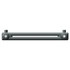 Halle Anthracite Vertical Double Column Electric Heated Towel Rail Top Down View