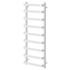 Monaco White Curved Heated Ladder Rail Right Hand Side View