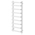 Monaco White Curved Electric Heated Ladder Rail Right Hand Side View