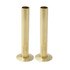 Kartell Brushed Brass 15mm Radiator Pipe Sleeve Kit - BR-PIPE01 Front View