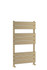 Nuie Piazza Brushed Brass Flat Bar Heated Towel Rail