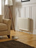 Kartell Laser Klassic White 600mm Triple Column Radiator Front View