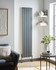 Kartell Victoria Grey Vertical Double Panel Radiator Front View