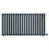 Bruges Horizontal Anthracite Digital Thermostatic Electric Single Panel Radiator Front View