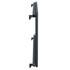 Bruges Horizontal Anthracite Digital Thermostatic Electric Single Panel Radiator Side on View