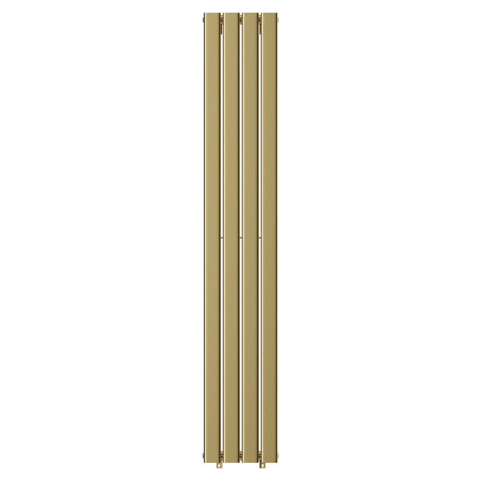 Bronze Single Panel Radiator Brushed Brass Designer Radiators | Top Radiators