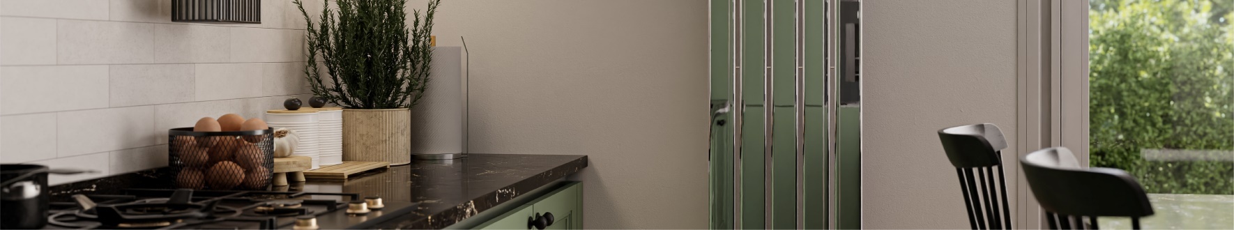 Chrome Radiators at Top Radiators