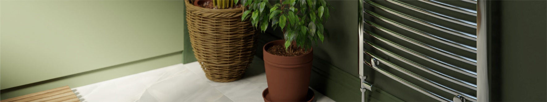 Curved Towel Rails at Top Radiators