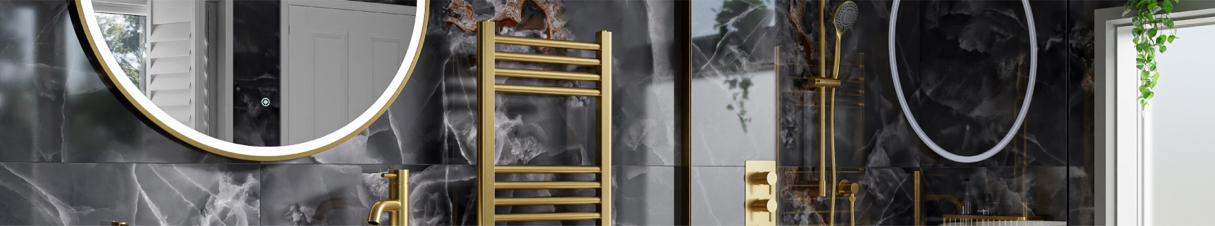 Digital Thermostatic Towel Rails at Top Radiators