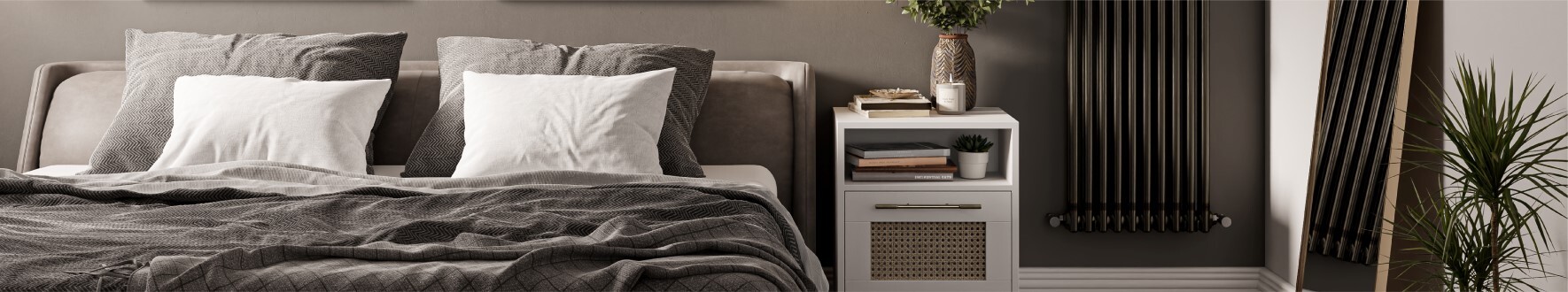 Raw Metal Radiators at Top Radiators