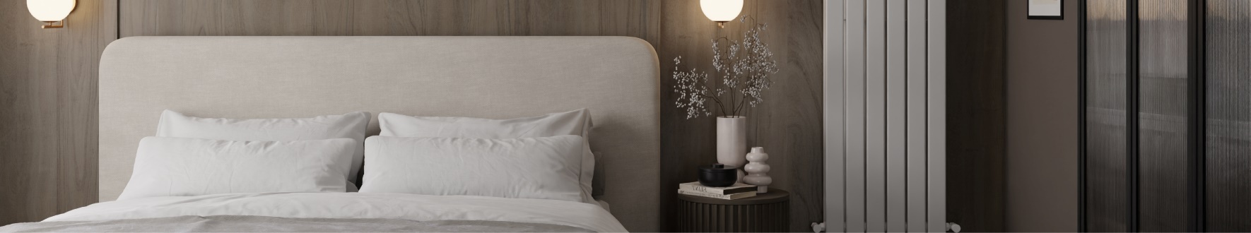 Vertical Radiators at Top Radiators