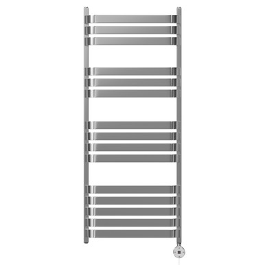 Vienna Chrome Curved Digital Thermostatic Electric Heated Towel Rail ...