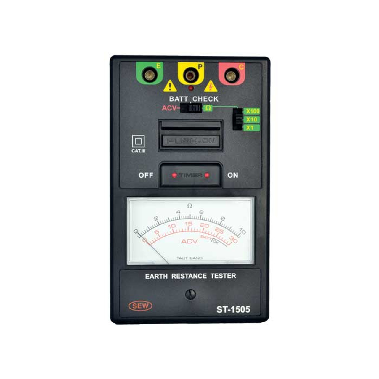 ST-1505 3 Wire Analog Earth Resistance Tester