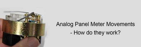 Analog Panel Meter Movements