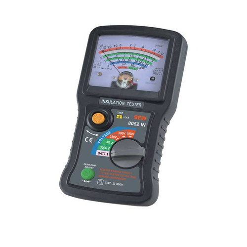 8052 IN Analog Insulation Tester (250V, 500V, 1000V)