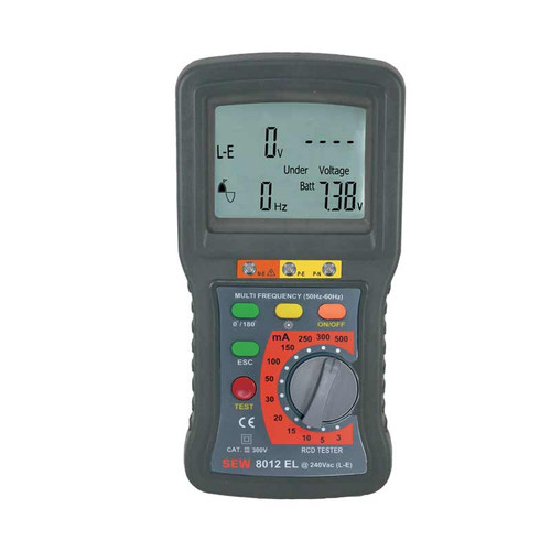 8012 EL Digital RCD Tester