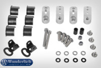 Wunderlich Montage set originele additionele lampen voor tank beschermingsbeugel - Zilver Wunderlich Montage set originele additionele lampen voor tank beschermingsbeugel - Zilver