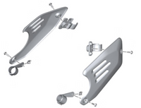 Set afdekking aanzuiggeluidsdemper