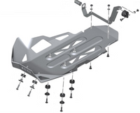 BMW Enduro aluminium kleur motorbescherming