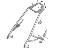 BMW Frame Duo-buddyseat zwart,