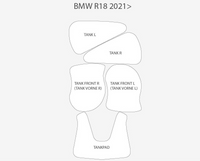Wunderlich BMW R 18 Tankbeschermfolie transparant