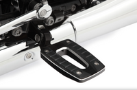 Wunderlich lage voetensteun set ERGO-COMFORT - voor modellen zonder treeplank - zwart of chroom