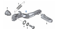 BMW R 1250 R/RS Voetremhendel Option 719 Shadow BMW R 1250 R/RS Voetremhendel Option 719 Shadow
